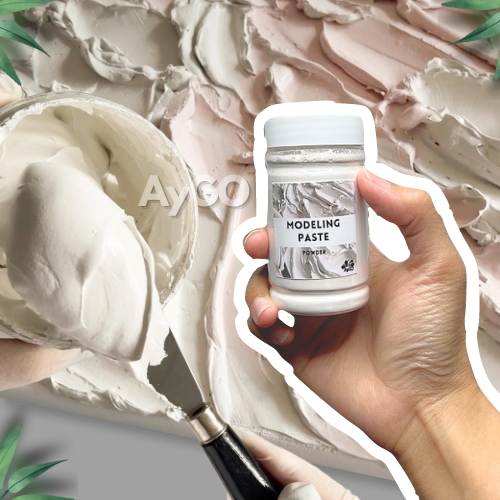 

MODELING PASTE / SPACKLING PASTE / TEXTURE PAINTING / Lukisan Timbul / Teksture RB9