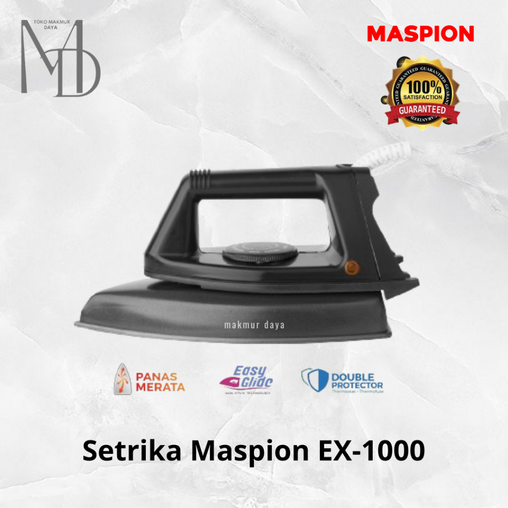 Setrika Maspion EX 1000 / EX1000 Strika Automatic Iron EX-1000