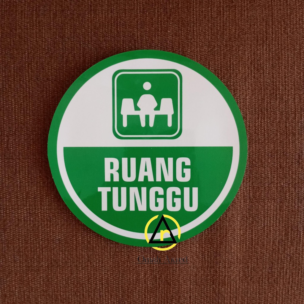 

Stiker Ruang Tunggu - Waiting Room - Stiker Vinyl