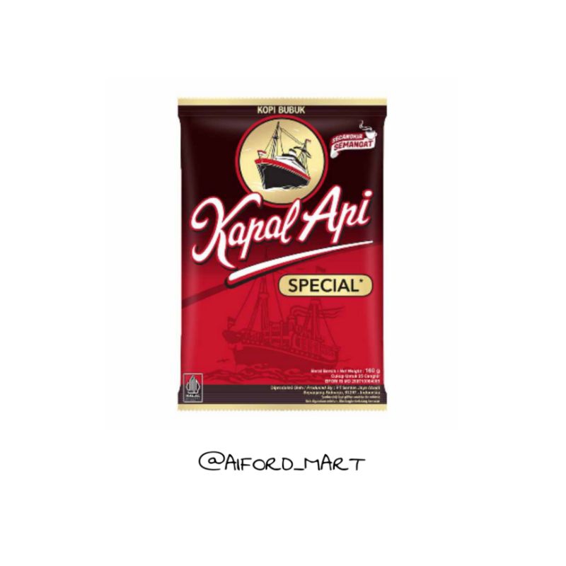 

Kapal Api Kopi Bubuk Instan Special 160 g