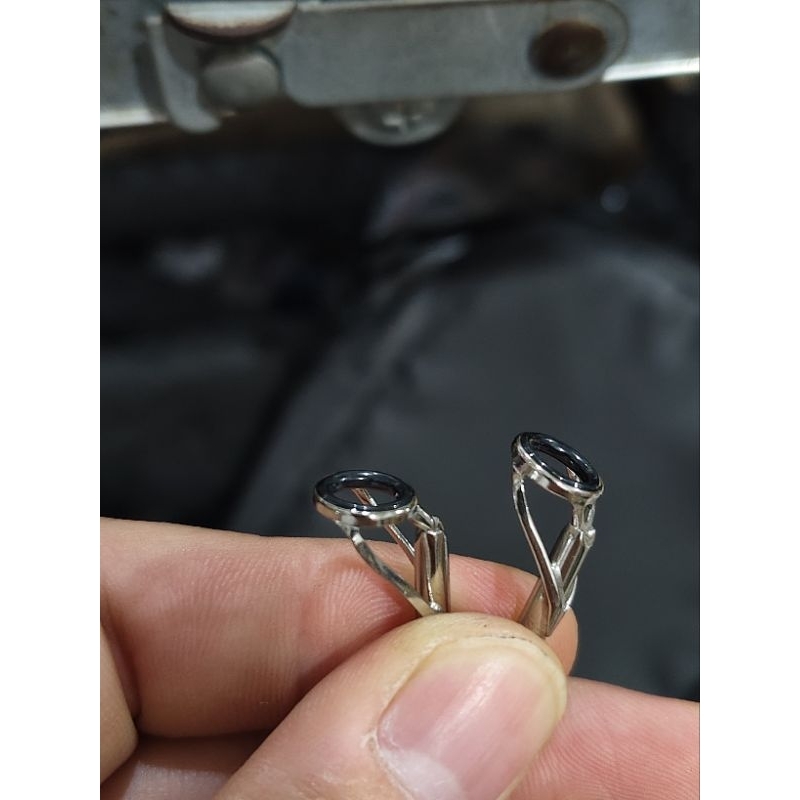 ring joran ujung fuji PFST type sic kepala 8 kilap krom asli original