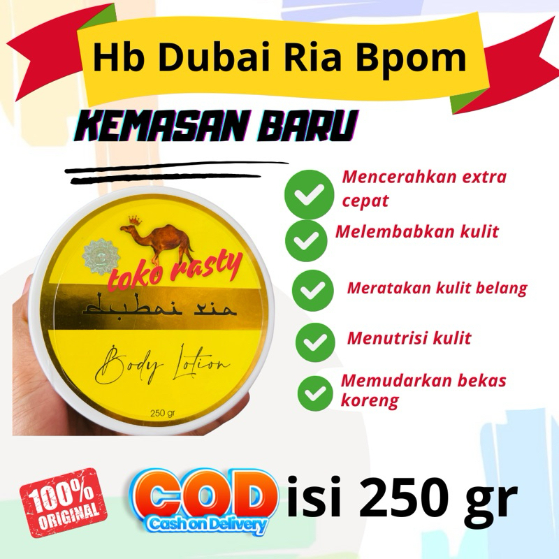 HB DUBAI RIA BPOM / SERUM DUBAI /HB RD VIRAL