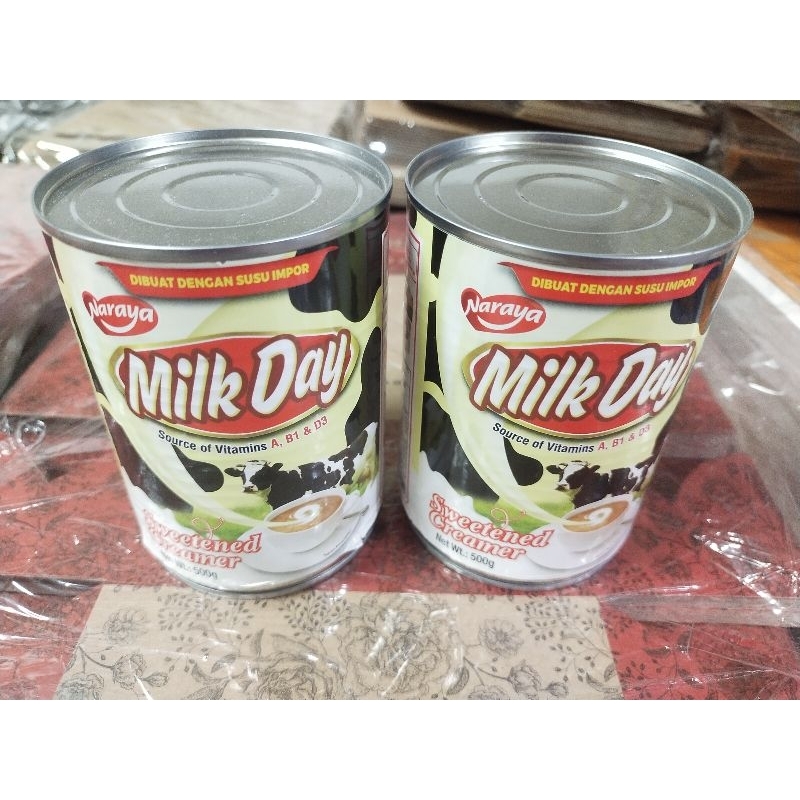 

Naraya Milk Day Krimer Kental Manis 500gr / Susu Kental Manis