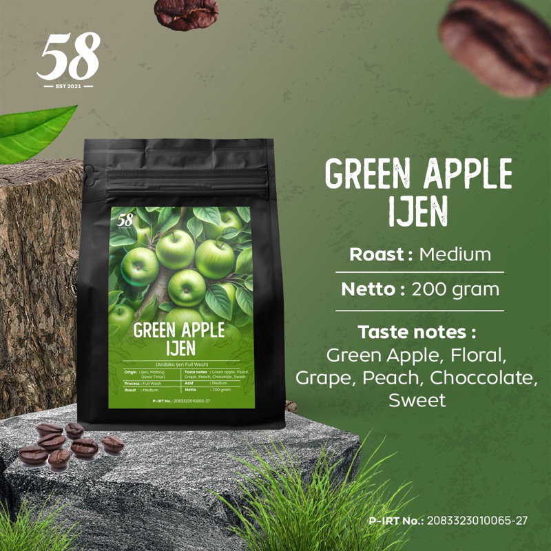 

Green Apple Ijen (Arabika Ijen FW Specialty)