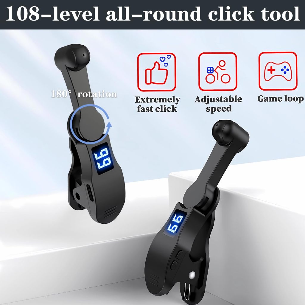 Alat Tap Tap Layar Hp Auto Clicker Tapper Tampilan Layar Untuk Android/Iphone Buat Livestreaming