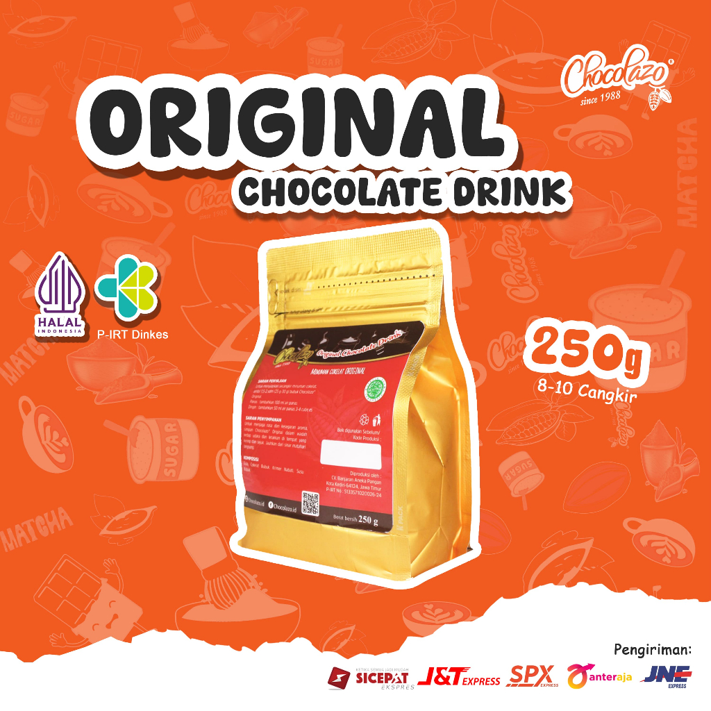 

Chocolazo Chocolate Powder Drink Bubuk Minuman Cokelat 3in1 250g Cocok Untuk Cafe Sudah Halal