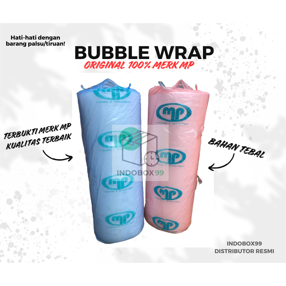 

Plastik Bubble Wrap Size 125cm x 50m Perlengkapan Alat Packing Paket By Indobox99
