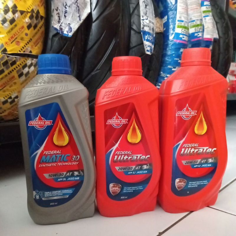 Federal oilbOli motor federal ultratec federal matic ecomaxx oli motor bebek 800ml 1000ml original