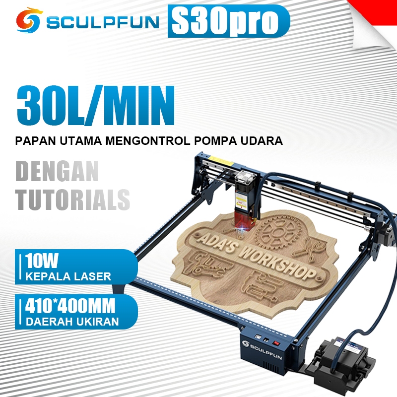 SCULPFUN S30 Pro Mesin Laser Cutting 10W Laser Engraving Machine Kulit ukiran,kayu,Akrilik Mesin Uki