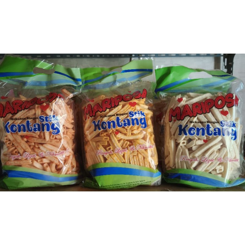 

Snack kentang mariposa/mariposa Snack kentang 250gr