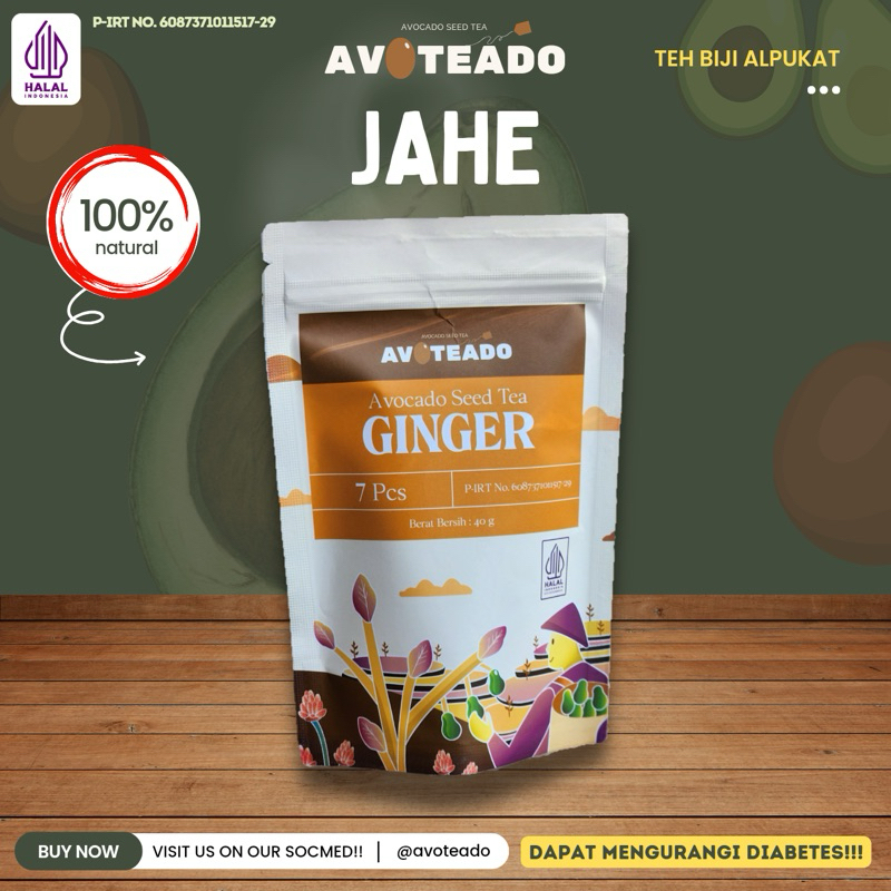 

Teh Biji Alpukat Avoteado Ginger 7pcs