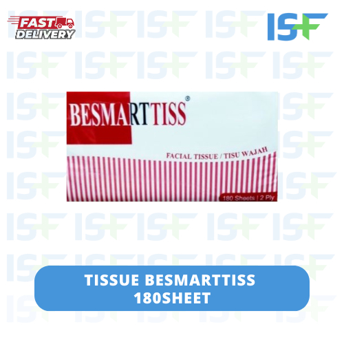 ISF Besmarttiss Tissue 180 sheets / Be Smart Tiss Facial Tissue