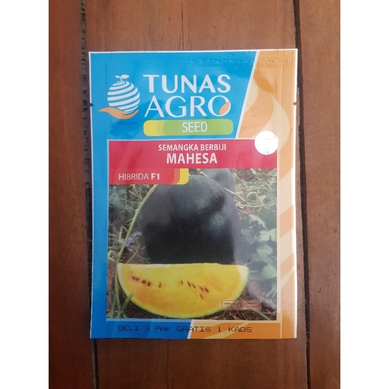 Bibit benih Semangka berbiji MAHESA Tunas Agro Seed 20 gr