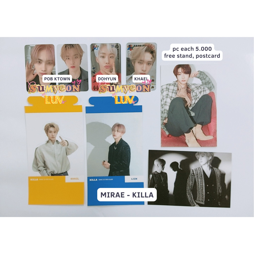 READY STOK MIRAE KILLA 1ST MINI ALBUM DOHYUN KHAEL LIEN POB KTOWN