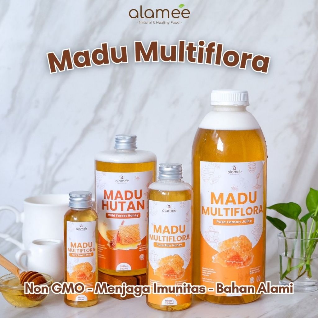 

Madu Asli Multiflora Raw Honey Multi Flora Murni Alami Natural