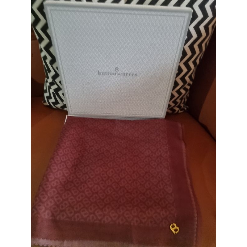 PL Buttonscarves voal square tapis spiced apple