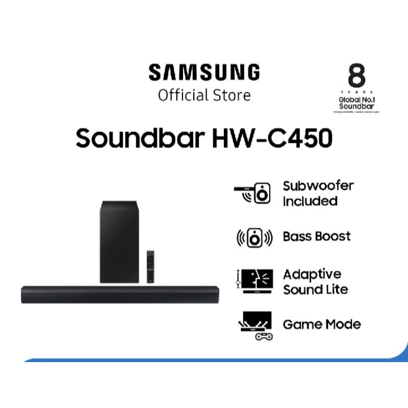 Samsung Soundbar C450 dengan Subwoofer Include