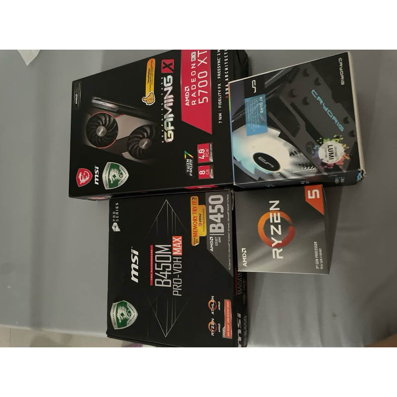 AMD RADEON RX 5700XT paket lengkap