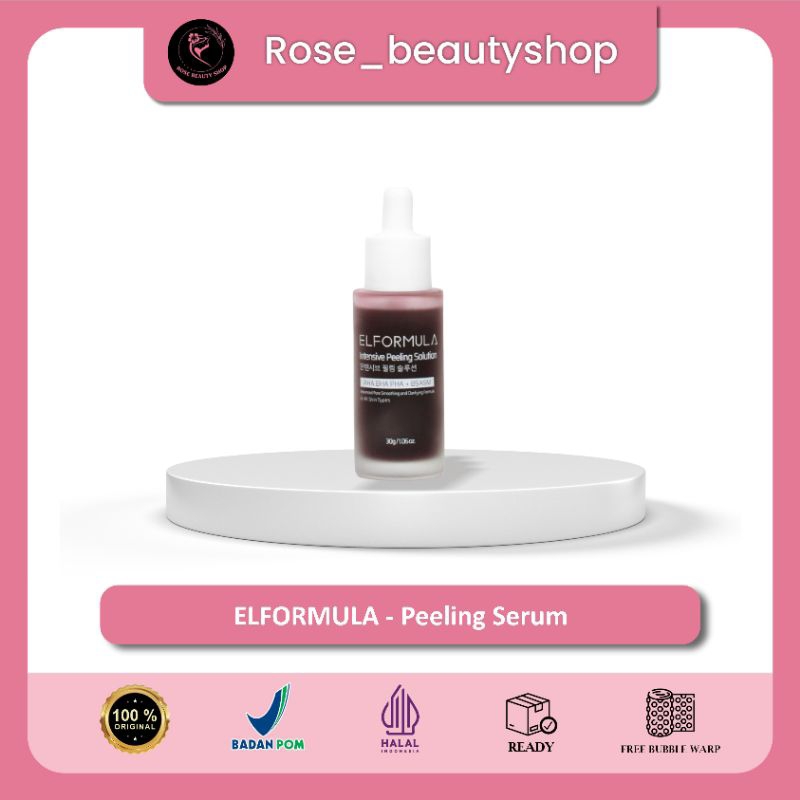 ELFORMULA Peeling Solution - Peeling Serum Elformula - Serum Exfoliasi Wajah Mencerahkan - Peeling S