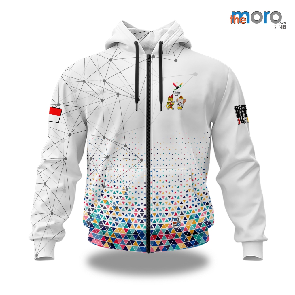the moro - Jaket Sweater Hoodie Pria/Wanita PON XXI ACEH SUMUT 2024 ART 02 | Printing Sublime