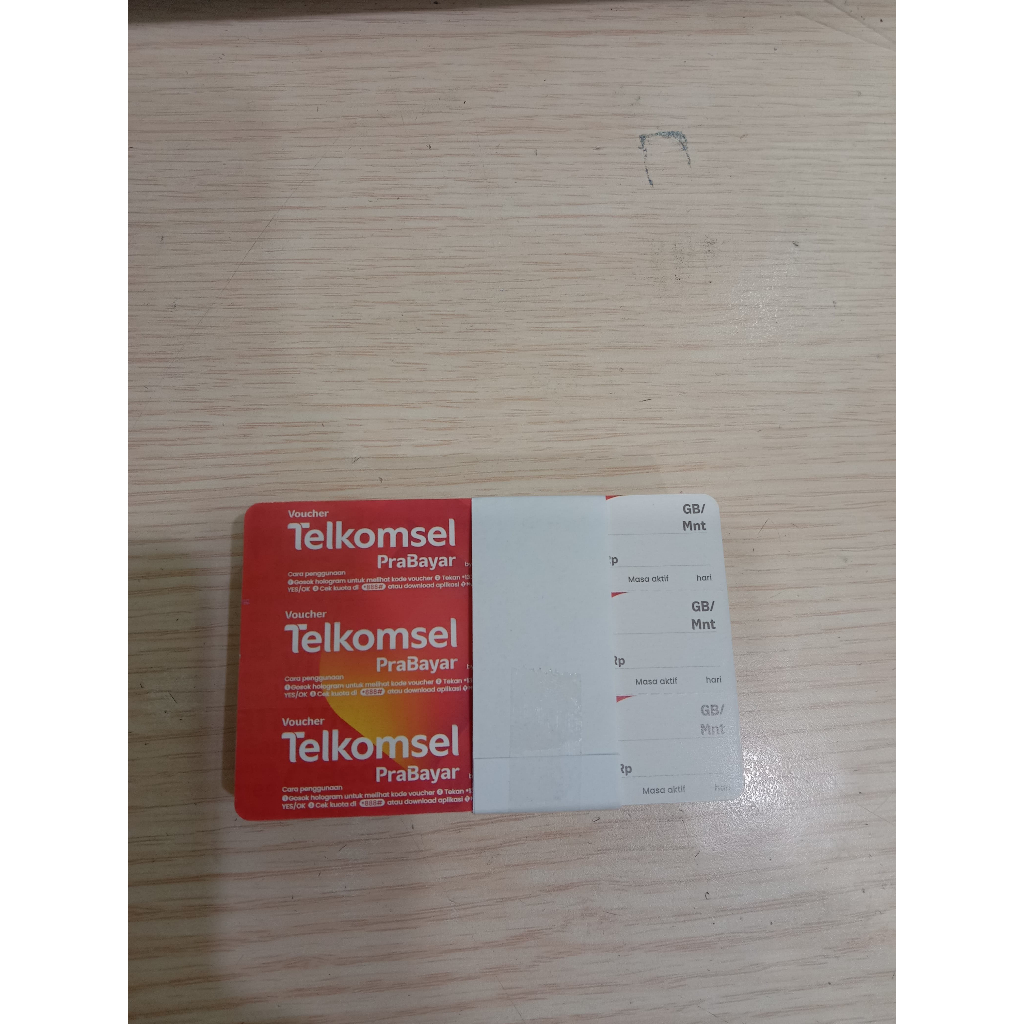 Voucher Kosong TELKOMSEL || Vocer || Telkom || Blank || Zero || JABODETABEK