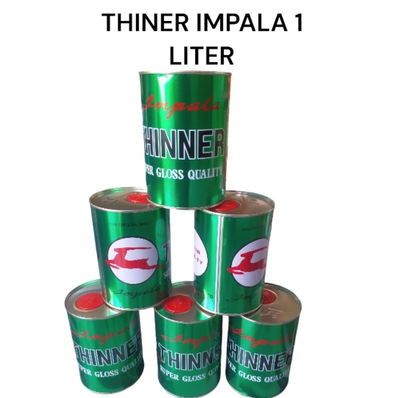 Tiner impala 1L //  kaleng hijau // Tiner cat Duco, cat minyak, pengencer cat //