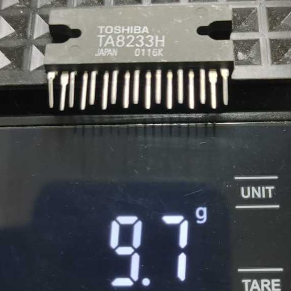 TA8233H IC POWER AMPLIFIER  2 Channel X 30 Watt BTL Audio Power Amplifier ORIGINAL Made by TOSHIBA C