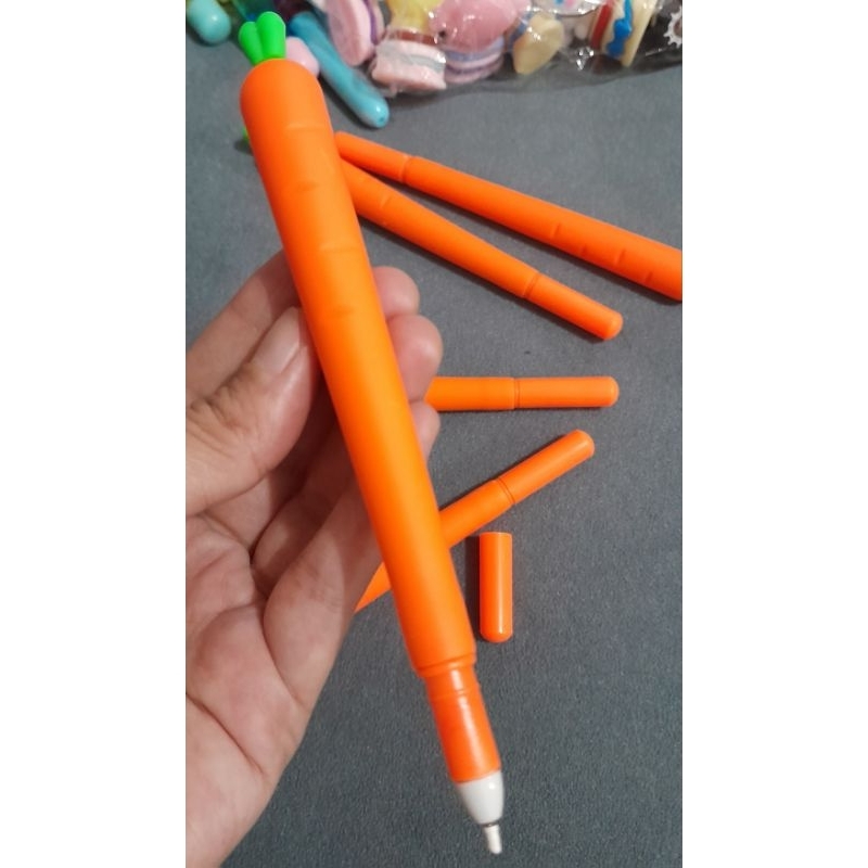 

Pulpen lucu bentuk wortel 2.900/pcs