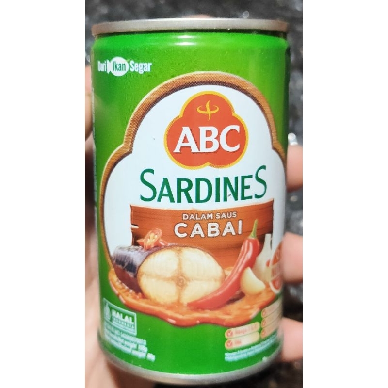 

ABC sardines. ikan sarden kaleng ABC 155gr