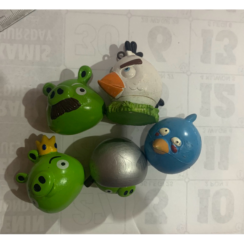 ACTION FIGURE PATUNG MAINAN KARAKTER ANGRY BIRD SATUAN