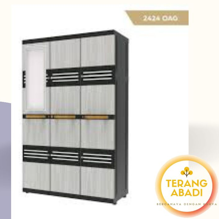 LEMARI MEGA MSC NAIBA FIT - SUSUN (INSTAN)/ NAIBA FIT MEGA 3P / LEMARI NAIBA 3P JUMBO