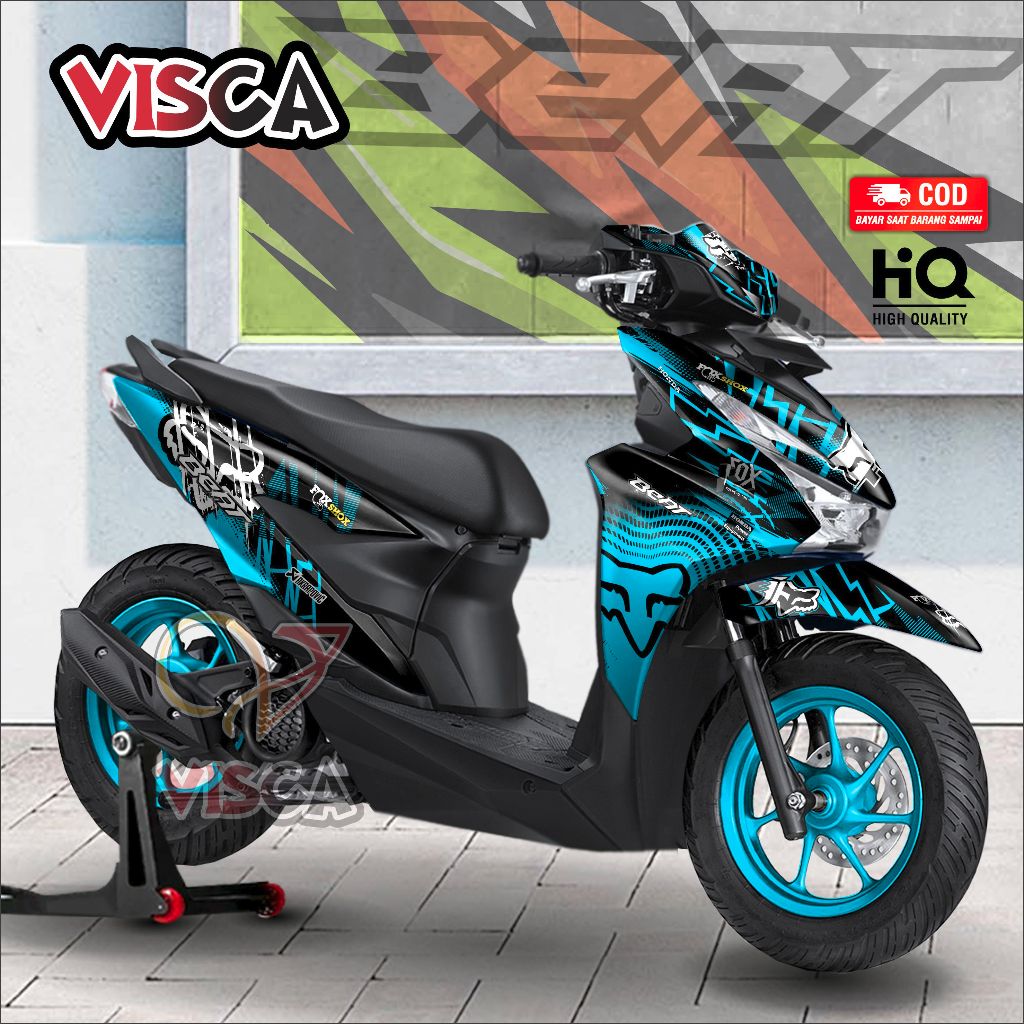 Stiker Motor All New Beat 2024 Full Body Stiker Beat Street 2024 Variasi Full Body Striping Beat 202