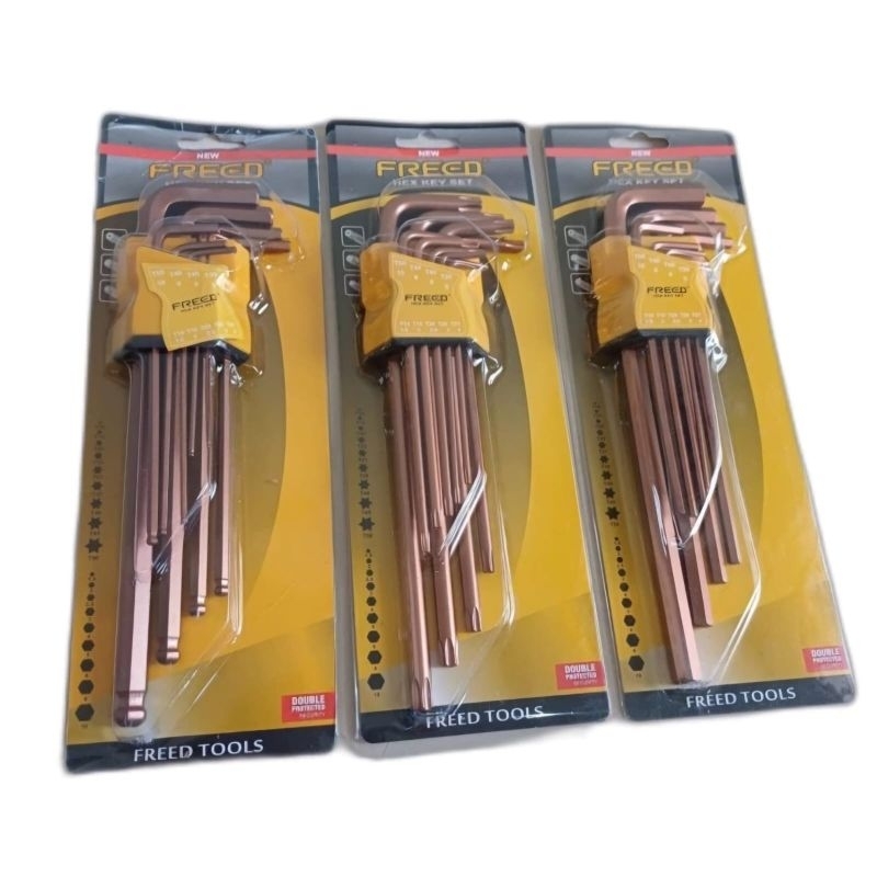 Kunci.l.set (hitam/putih) panjang / set