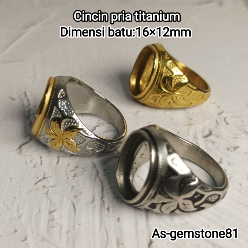 Emban Cincin Ring[titanium T20]16×12
