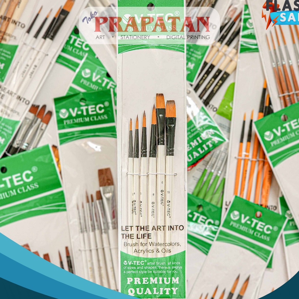 

SERENTAK Kuas Lukis VTEC Set VTEC Paint Brush set