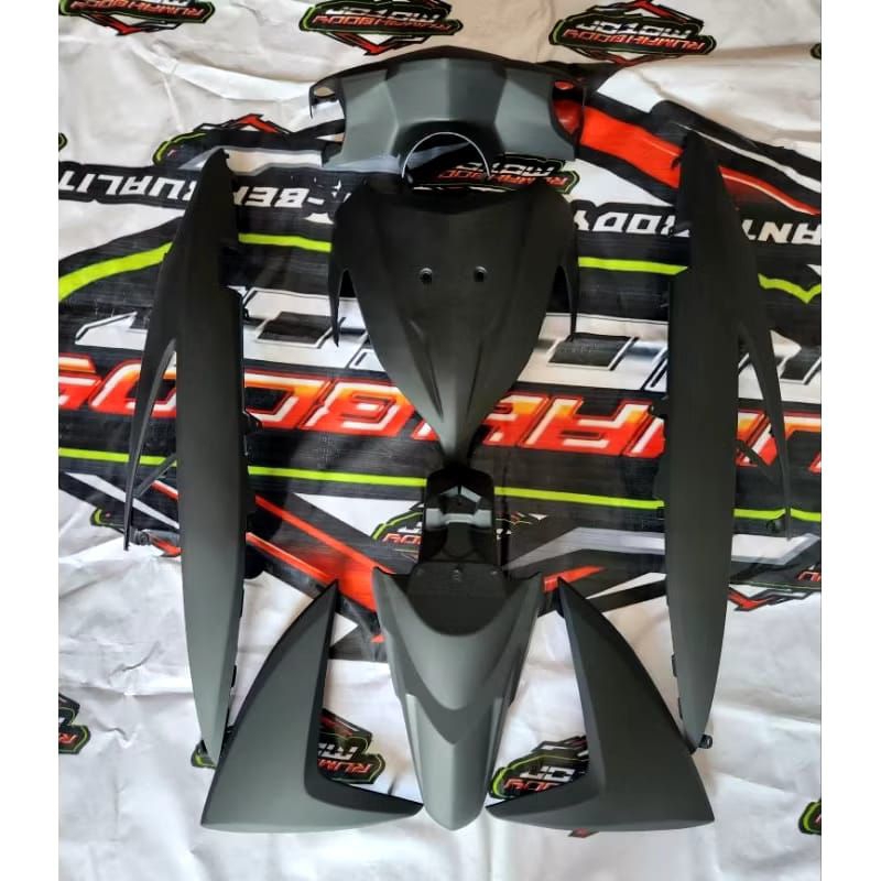 Full body halus Honda vario Fi 110 LED warna hitam doff / dop