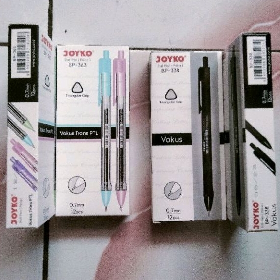 

Bolpoin Joyko BP-338 Dan BP-363 Vokus 0.7 mm (1pak isi 12pcs)