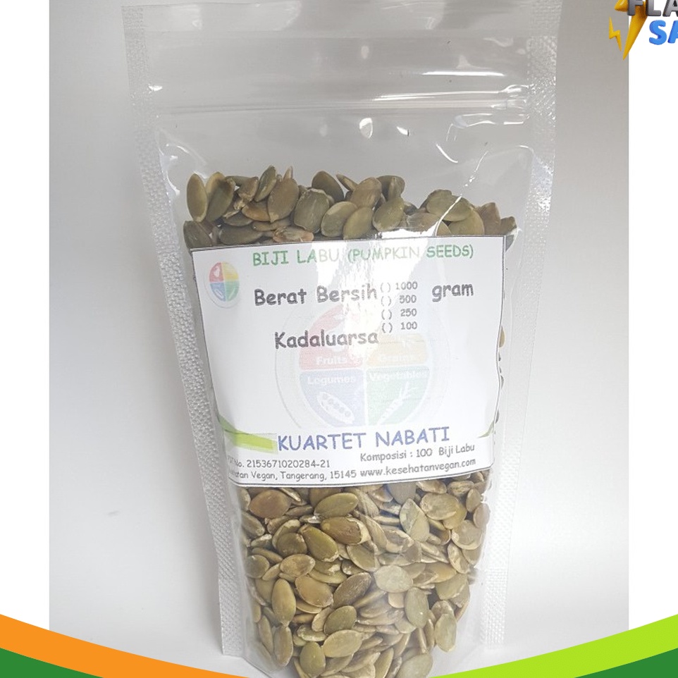 

MAKSIMAL 25gr Pumpkin Seeds Biji Labu Kuaci Kupas Mentah