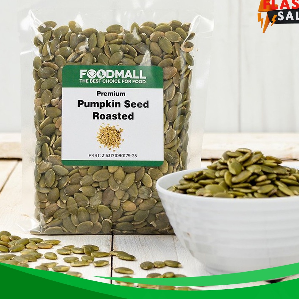 

TERBARU Pumpkin Seeds ROASTED 25 gram Biji Labu Panggang