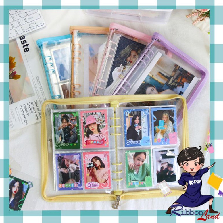 

A5 BINDER ZIPPER RESLETING PVC GLITTER Nyaman