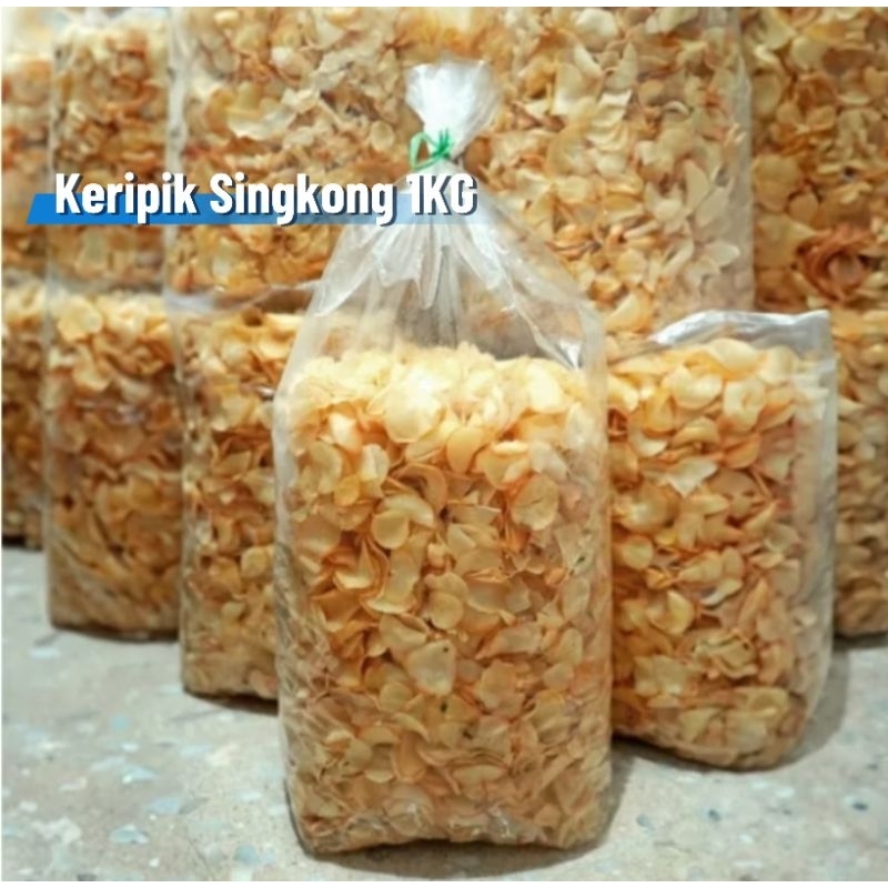 

Keripik Singkong Original 1Kg / Keripik Singkong Sultan Termurah 1Kg