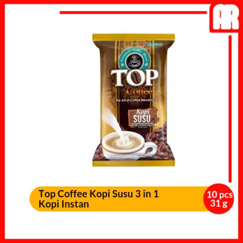 

Top Coffee Kopi Susu 3 In 1 Kopi Instan | AR Ostore