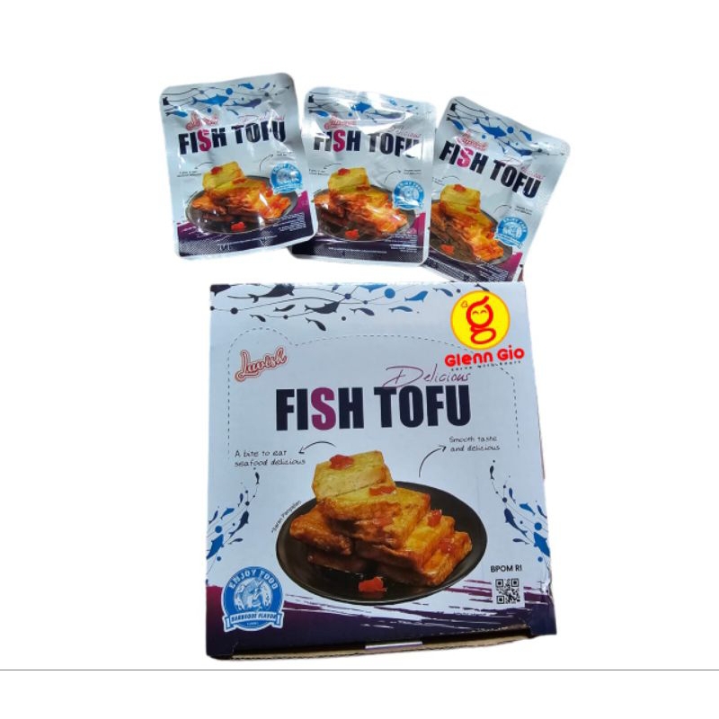 

Ikan Olahan Bentuk Tahu Fish Tofu Luvish box isi 30 pcs