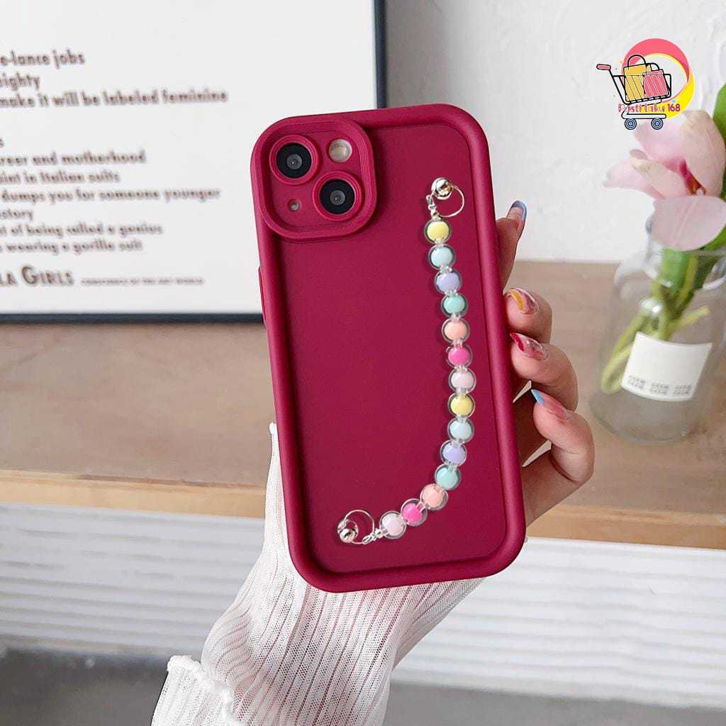 GC96 CASE CASING SILIKON MATTE ROSE BEADS HANDGRIP - CASING HP COMPATIBLE FOR INFINIX SMART 5 6 7 8 