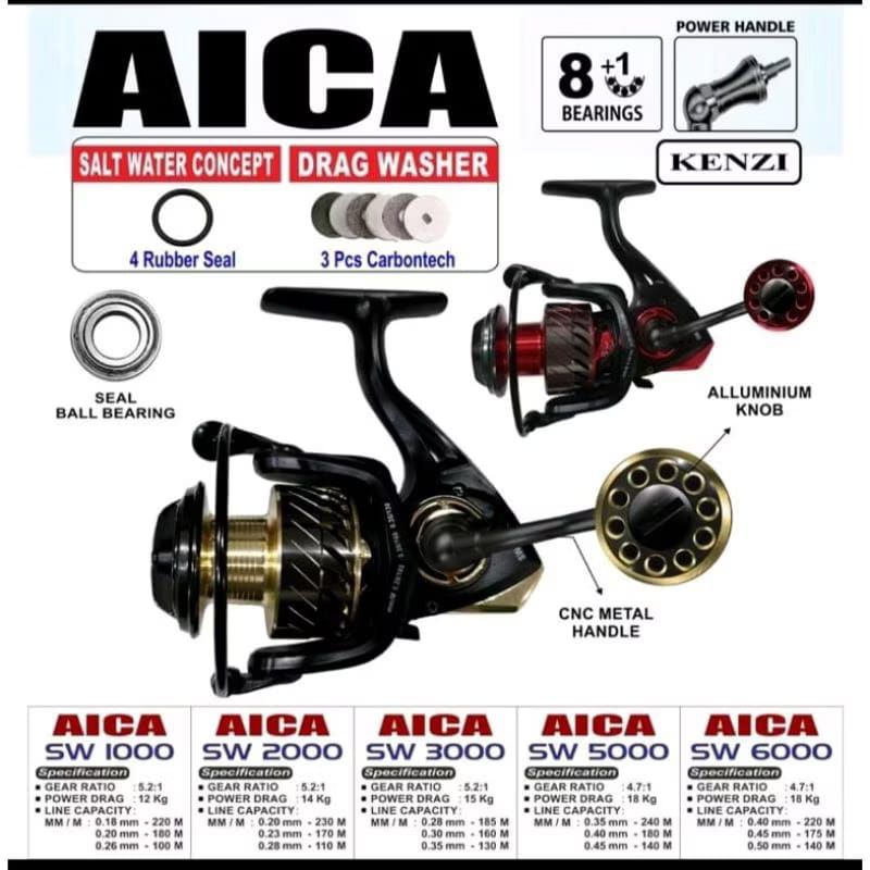 REEL PANCING KENZI AICA 1000 2000