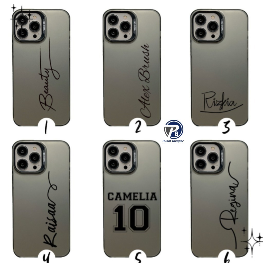 REQUEST BY CHAT Matte Hard Case - Premium Case Custom Nama compatible for samsung  J2 PRIME A02 M02 