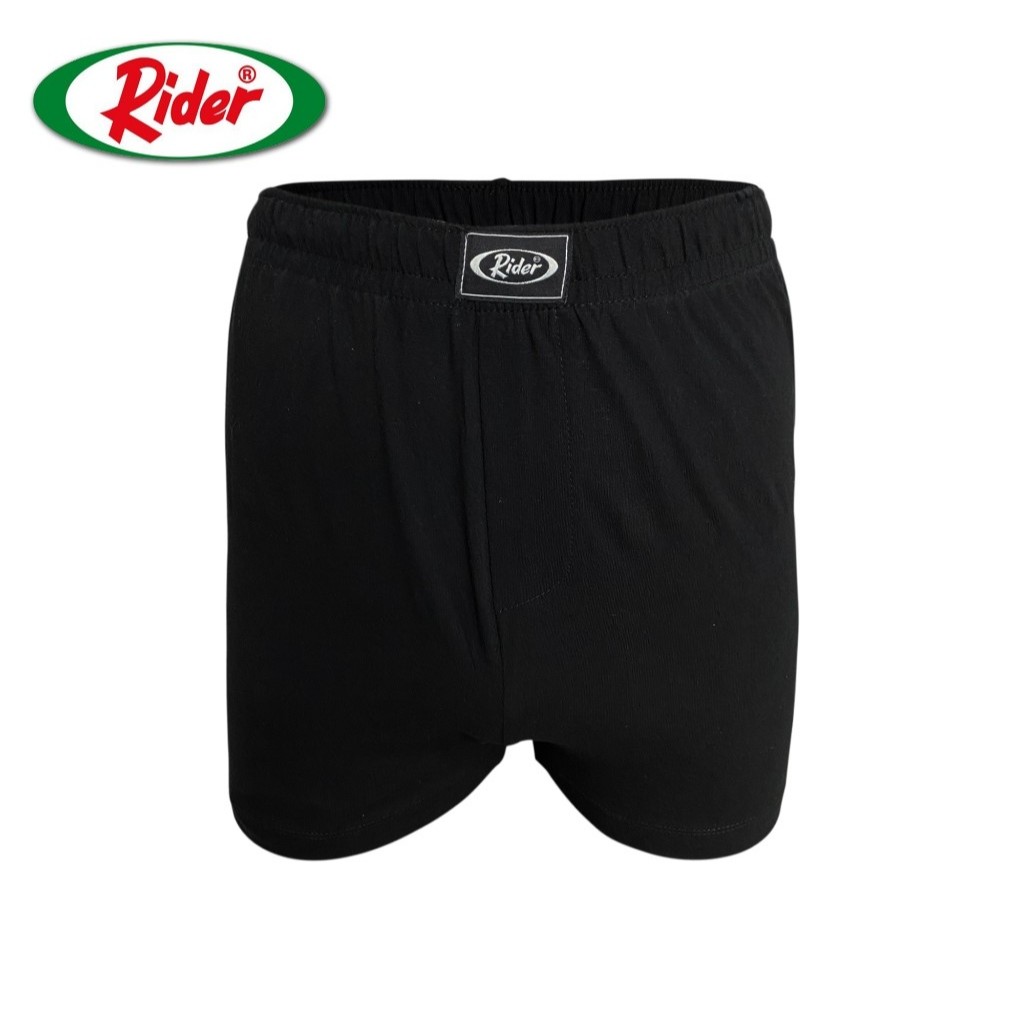 CD/Celana Dalam Pria Rider Premium - Loose Boxer Pria R812BHT Warna Hitam isi 1 Pcs