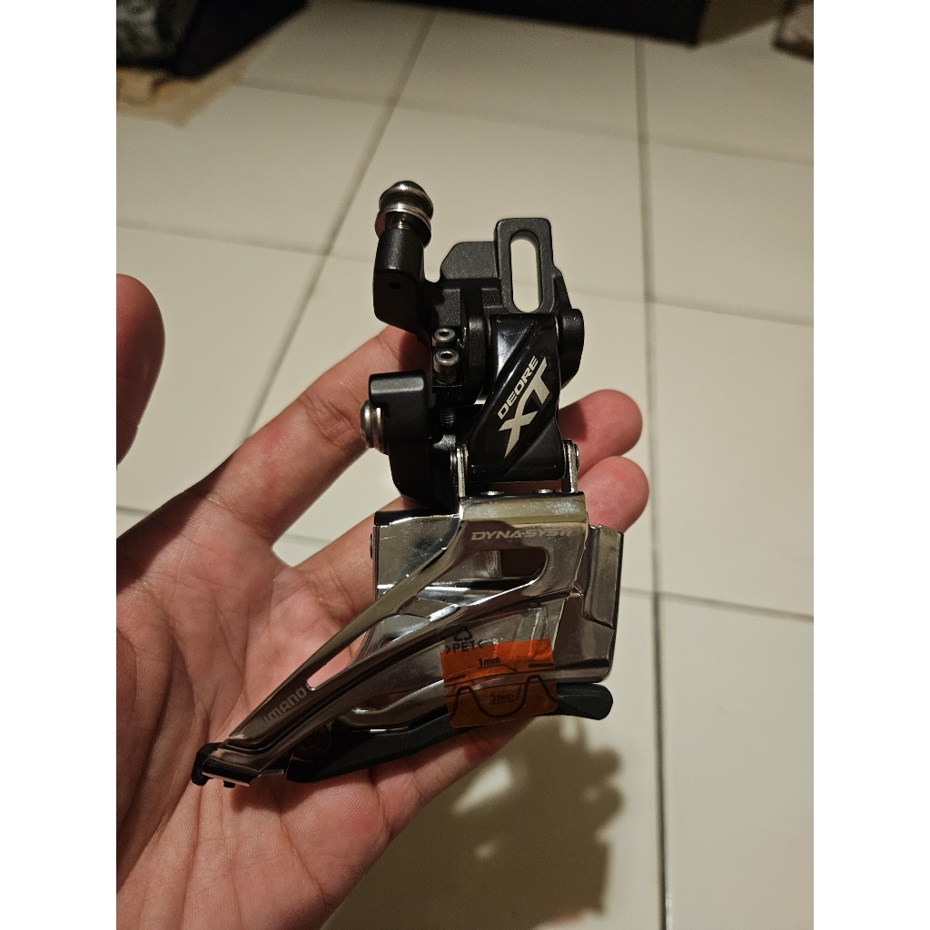 Front derailleur Sepeda MTB / FD Shimano Deore XT 2 x 11 Speed FD-M8025 Japan direct mount Dual pull