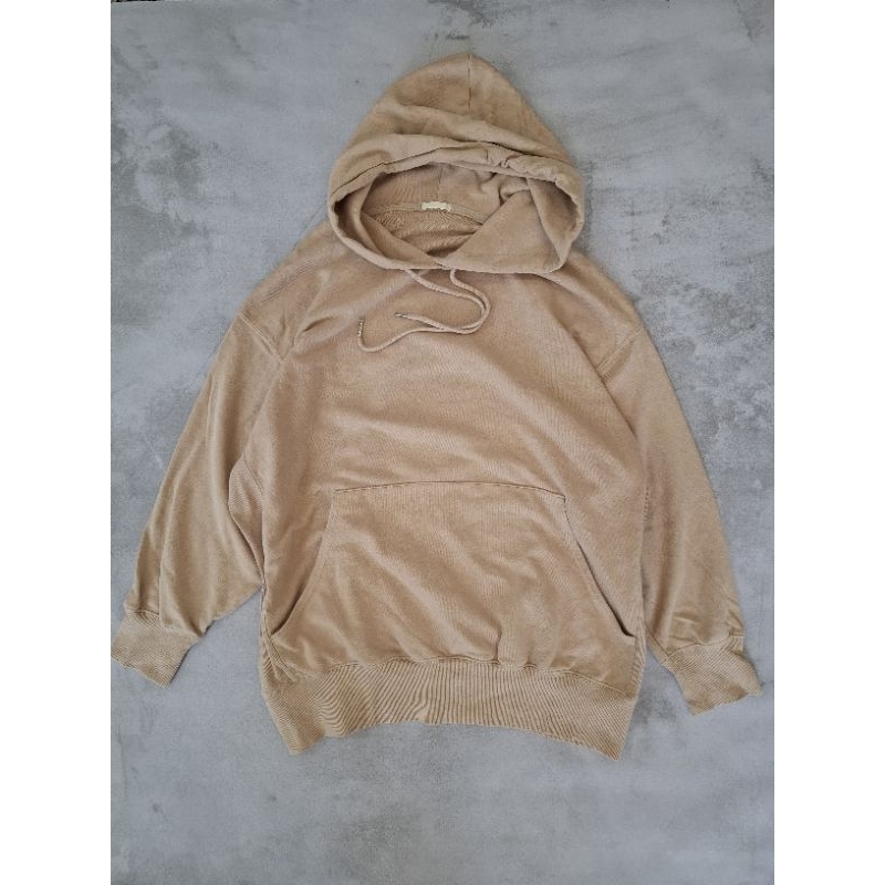 HOODI GU - Cream Oversized sz XL
