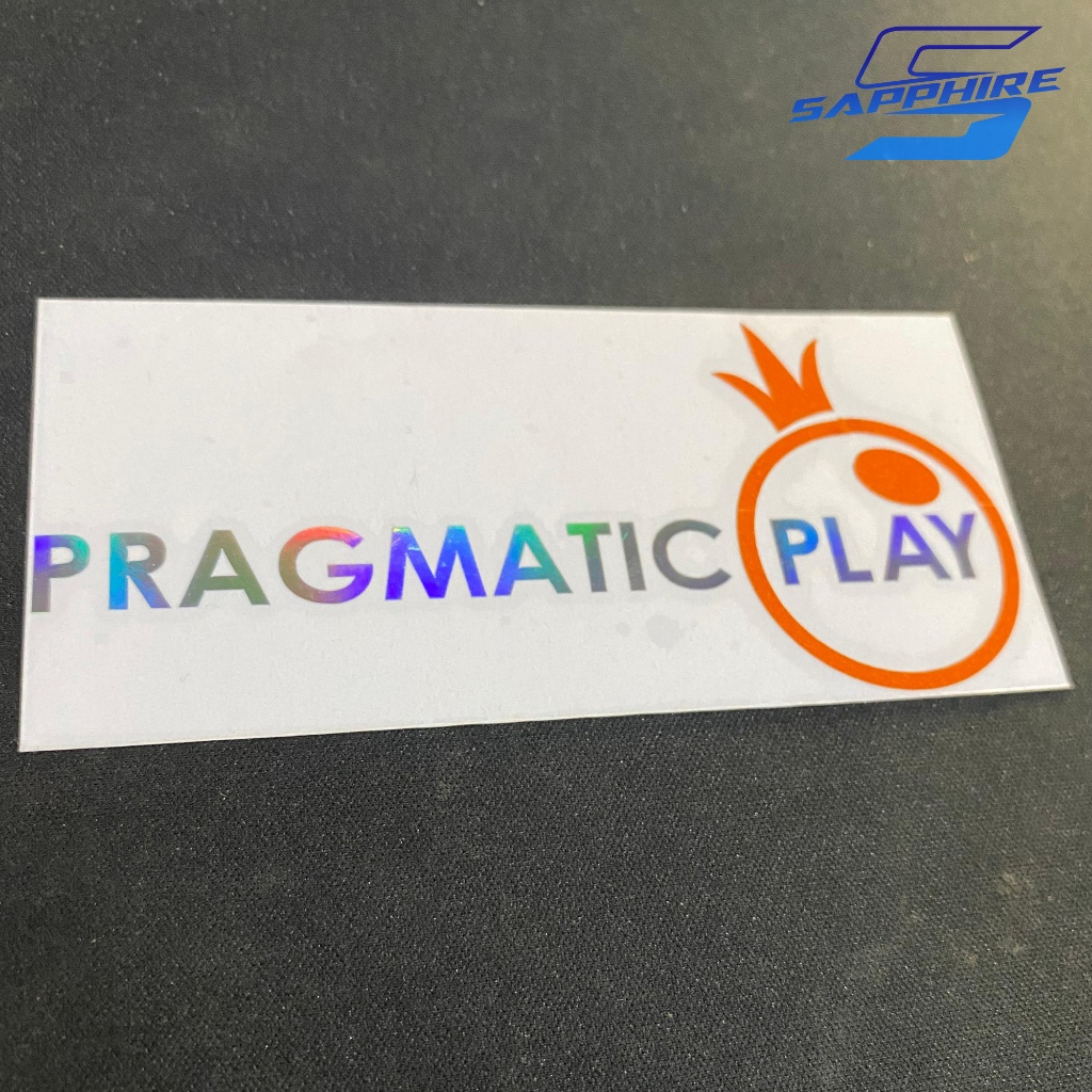 Sticker Pragmatic Play Stiker Pragmatic Play 12cm